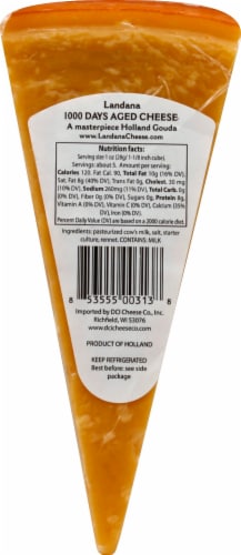 Landana® 1000 Day Aged Gouda Holland Cheese Perspective: back