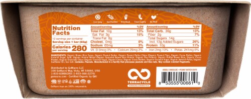 GoMacro® Double Chocolate + Peanut Butter Chip Protein Bars Perspective: back