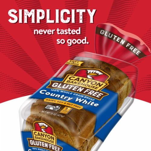 Canyon Bakehouse Country White Gluten Free 100% Whole Grain Sandwich Bread Fresh Perspective: back