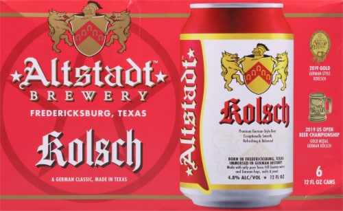 Altstadt Brewery Kolsch German-Style Beer Perspective: back