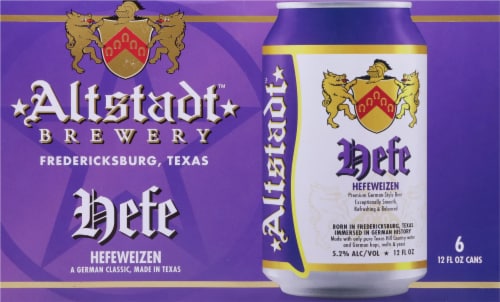 Altstadt Brewery Hefe German Style Beer Perspective: back