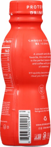 Iconic® Cafe Au Lait Protein Coffee Drink Perspective: back