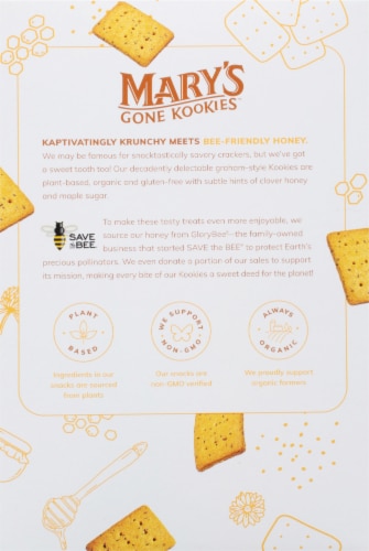 Mary's Gone Kookies™ Honey Graham Crackers Perspective: back