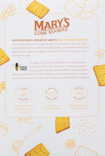 Mary's Gone Kookies™ Honey Graham Crackers Perspective: back