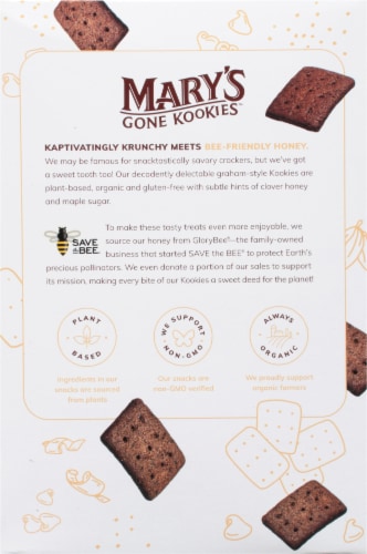 Mary's Gone Kookies™ Chocolate Organic Graham Crackers Perspective: back