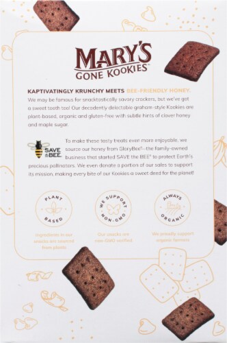 Mary's Gone Kookies™ Chocolate Organic Graham Crackers Perspective: back