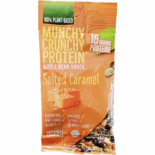 Salted Caramel 30-Packet Munchy Crunchy Protein Snack - Vegan, 30 - 1.3 ...