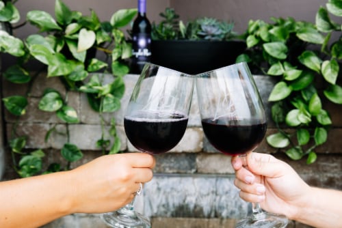 Purple Rain® Sweet Ohio Red Wine Perspective: back