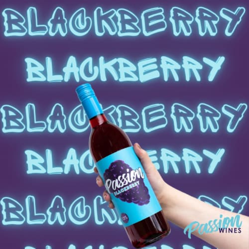 L'uva Bella Winery Passion Blackberry Sweet California Red Wine Perspective: back