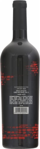 Klinker Brick Winery Old Vine Zinfandel California Red Wine Perspective: back