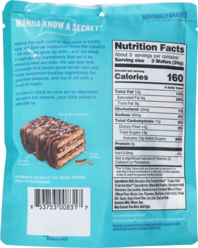 Little Secrets® Milk Chocolate with Sea Salt Mini Crispy Wafer