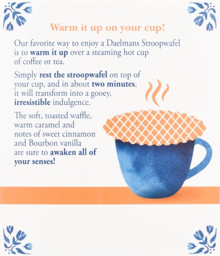 Daelmans® Authentic Dutch Caramel Stroopwafels Perspective: back