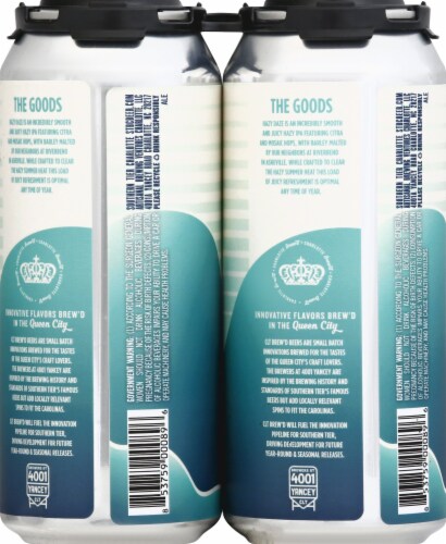 Southern Tier Brewing Company Charlotte Brew'd Hazy Daze Hazy IPA Perspective: back