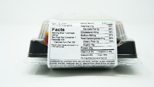 Yummi Sushi Samurai Roll Perspective: back