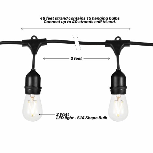 Led lights on sale 48 feet