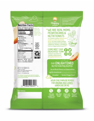 Happy baby shop rice crackers