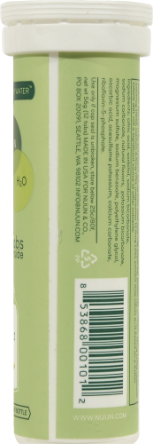 Nuun Active Hydration Lemon Lime Drink Mix Perspective: back