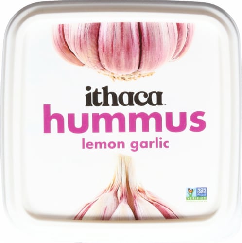 Ithaca Lemon Garlic Hummus 10 oz Perspective: back