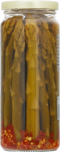 Grateful Gourmet Extra Crispy Pickled Asparagus Fire Stix Perspective: back
