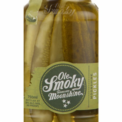 Ole Smoky Pickles Moonshine Tennessee Whiskey Perspective: back