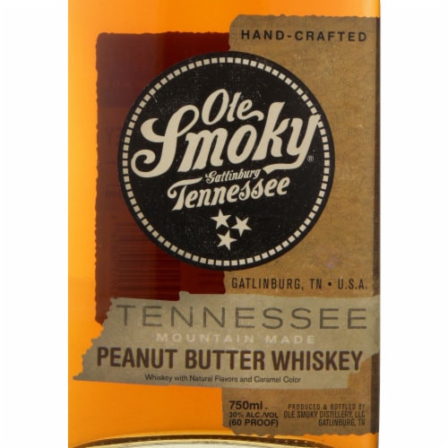 Ole Smoky Peanut Butter Mountain Made Tennessee Whiskey Perspective: back