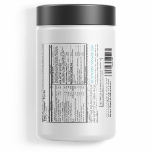Codeage Hair Vitamins Beauty Supplement Perspective: back