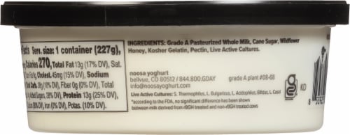 Noosa Honey Yogurt Perspective: back
