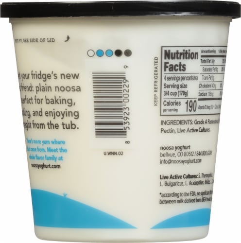 Noosa Plain Yoghurt Perspective: back