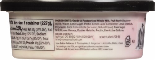 Noosa Raspberry Yogurt Perspective: back