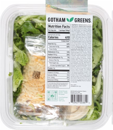 Gotham Greens® Southwest Ranch Salad Kit Perspective: back