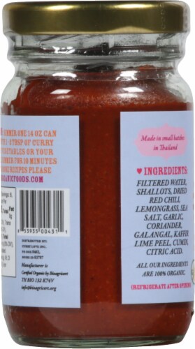 Mike's Organic Foods Panang Thai Curry Paste Perspective: back