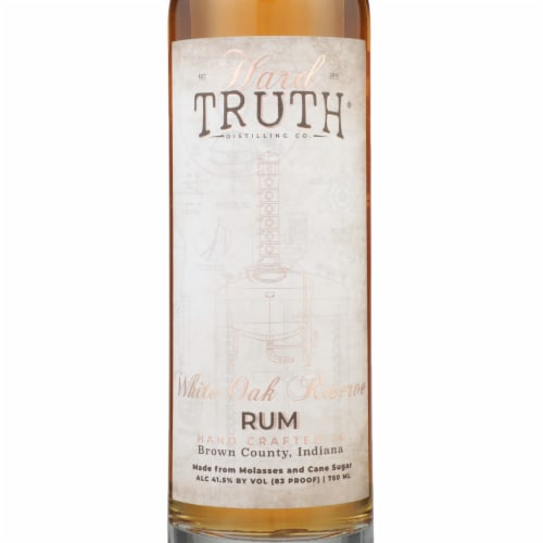 Hard Truth White Oak Reserve Aged Rum Perspective: back