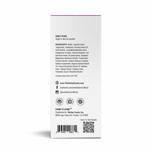 Veritas Farms™ Hyaluronic Day Cream Perspective: back