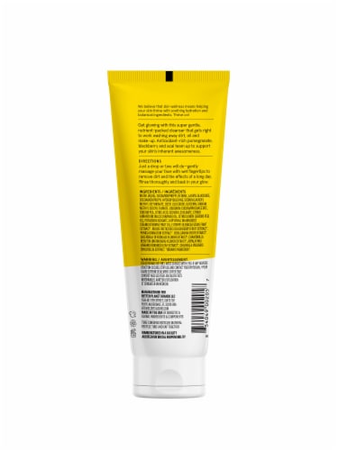 Acure Brightening Cleansing Gel Perspective: back