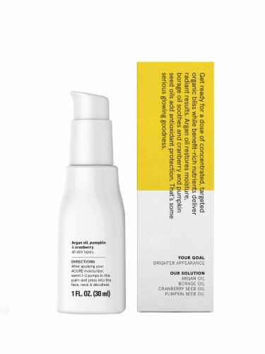 Acure® Organic Brightening Glowing Serum Perspective: back