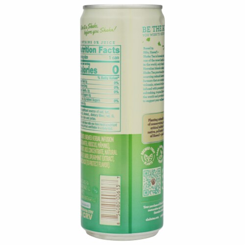 Shaka Tea Caffeine Free Pineapple Mint Herbal Tea Perspective: back