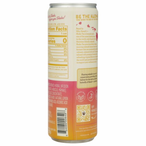 Shaka Tea Hawai'i Island Vibes Lemon Rose Perspective: back