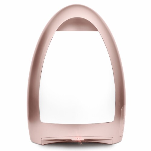EyeVac Home Automatic Touchless Stationary Vacuum w/Infrared Sensors, Rose Gold Perspective: back