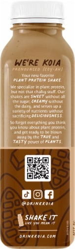 Koia Plant Based Cacao Bean Protein Drink Perspective: back