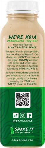 Koia Coconut Almond Plant Based Protein Drink Perspective: back