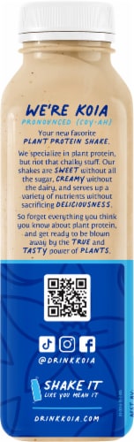 Koia® Plant Based Vanilla Bean Protein Drink Perspective: back