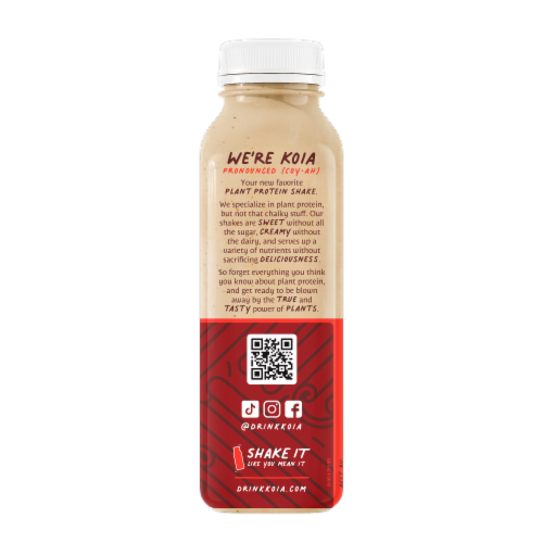 Koia Plant Based Cinnamon Horchata Protein Drink Perspective: back