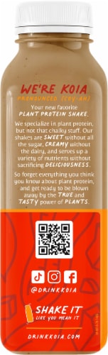 Koia Protein Chocolate Peanut Butter Plant Based Shake Perspective: back