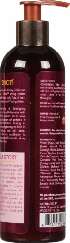 Mielle® Organics Pomegrante & Honey Detangling Conditioner Perspective: back