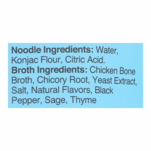 Miracle Noodle™ Bone Broth Chicken Noodle Soup Perspective: back