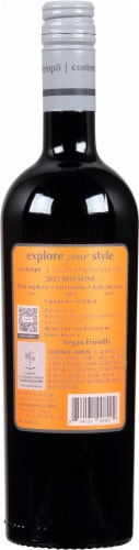Contempo Inferno Red Blend Argentinian Red Wine Perspective: back