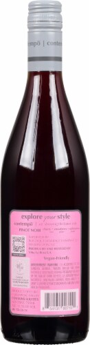 Contempo Pinot Noir Red Wine Perspective: back