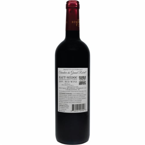 Chevalier du Grand Robert Haut Medoc French Red Wine Perspective: back