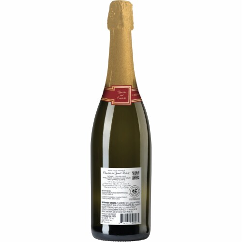 Chevalier du Grand Robert Cremant de Bordeaux Brut White Wine Perspective: back