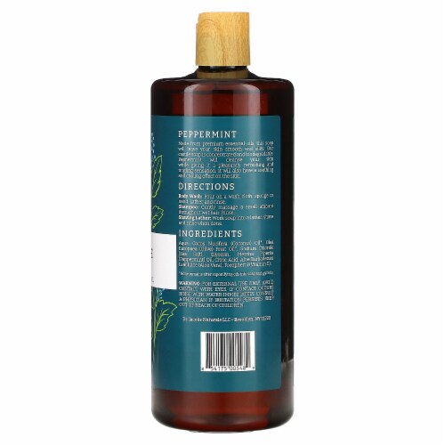 DR. JACOBS NATURALS 32  FL OZ. CASTILE SOAP - PEPPERMINT Perspective: back